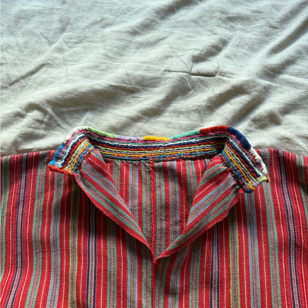 Vintage Multicolor Striped Top